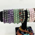 28 Mixed Gemstone Bracelets, Wholesale Crystal Bracelet Lot