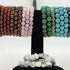27 Mixed Gemstone Bracelets, Wholesale Crystal Bracelet Lot