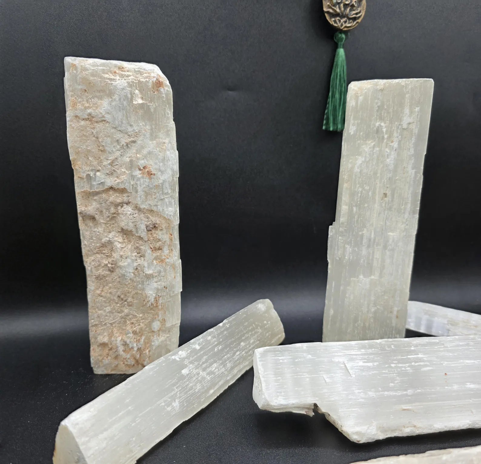 15 Pcs Selenite Sticks Variety Lot Rough