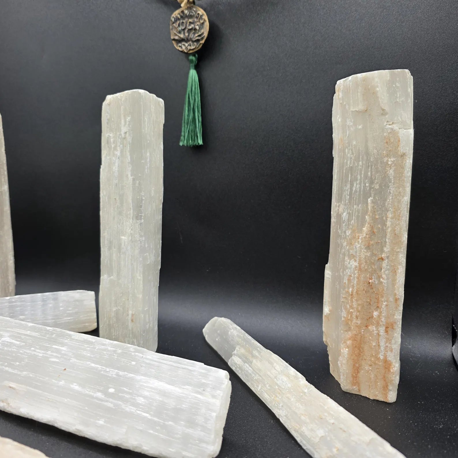 15 Pcs Selenite Sticks Variety Lot Rough