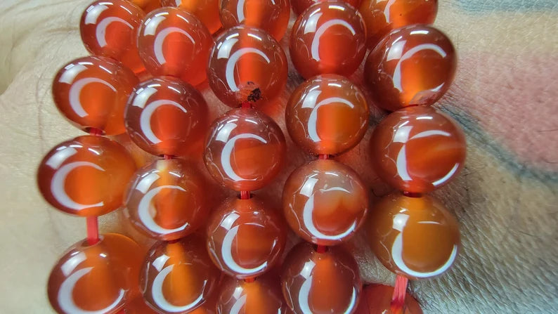 Dark Carnelian Bracelet - 8mm