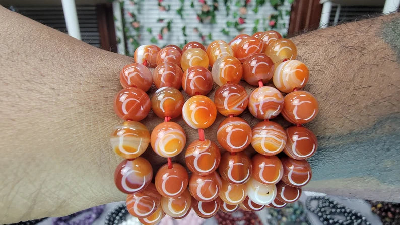 Pretty Carnelian Bracelet - 8mm