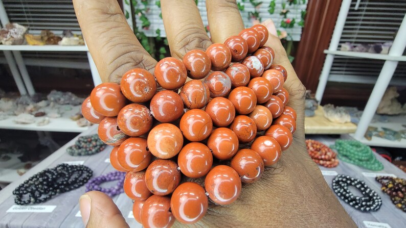 Red Jasper Bracelet - 10mm