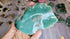 One Side Polished Emerald Chrysoprase Mtorolite from Zimbabwe - Chrome Chalcedony Comes with Display Stand