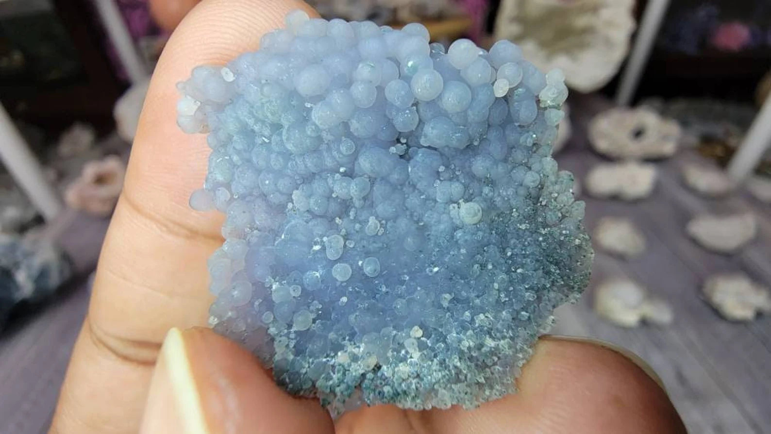 Small Grape Agate Cluster from Indonesia