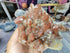 Large Chunky Red Quartz Crystal Cluster from Morocco