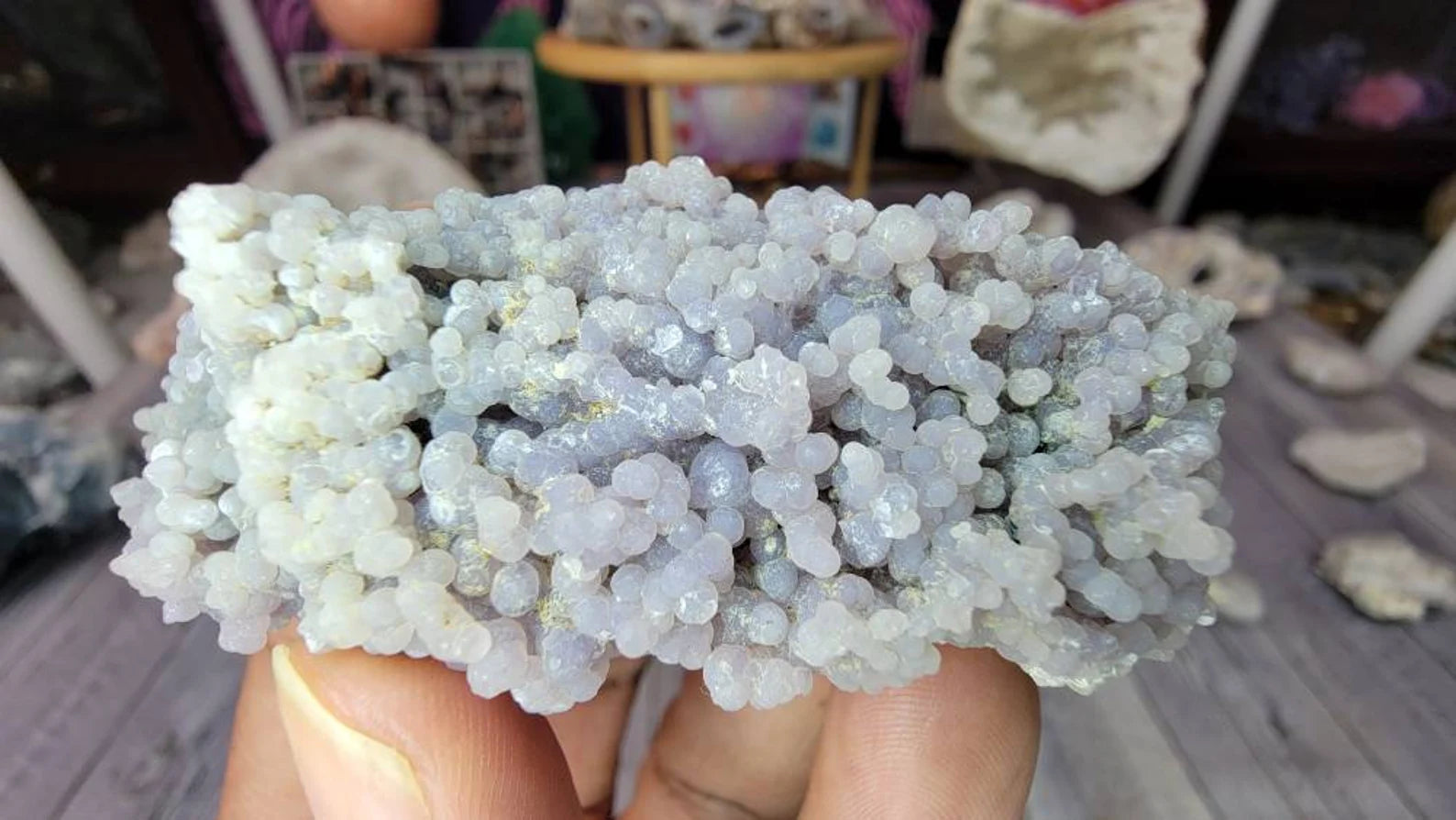 Skinny Grape Agate Specimen from Indonesia