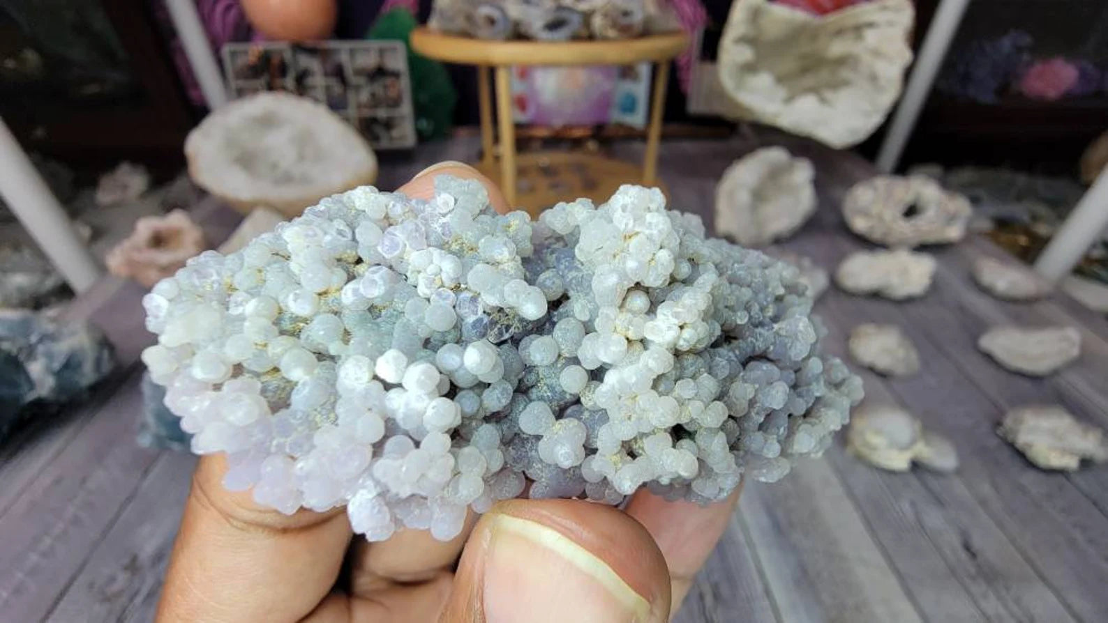 Skinny Grape Agate Specimen from Indonesia