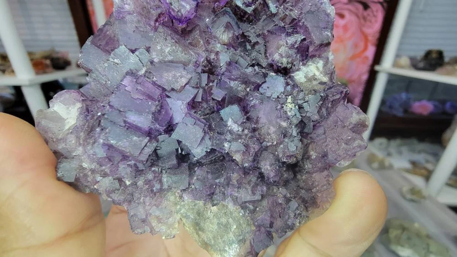 Stunning and Rare Cubic Fluorite from Mexico