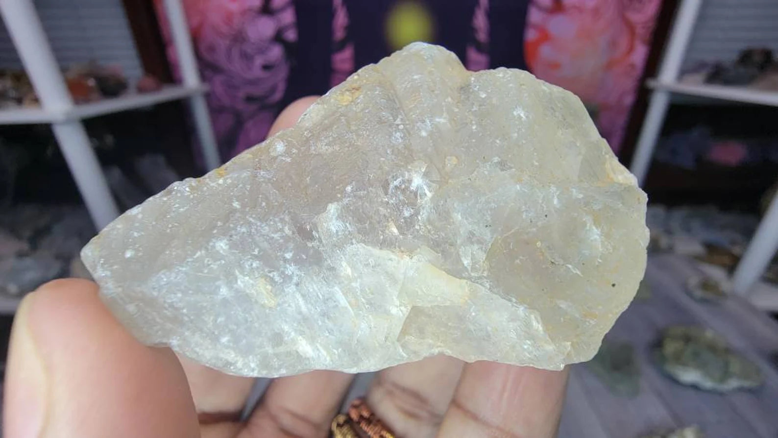 Receive This Exact Clear Fluorite Chunk from China