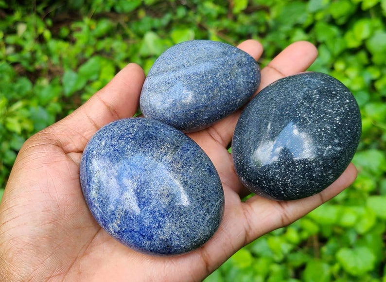 Dumortierite Palmstones