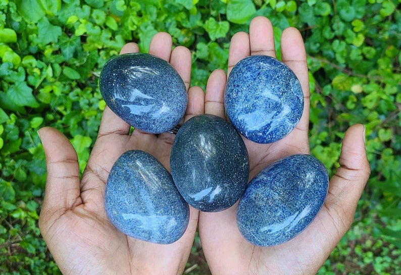 Dumortierite Palmstones