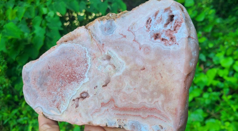 Pink Amethyst Slab Large