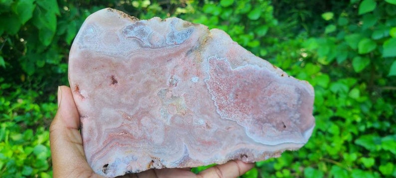 Pink Amethyst Slab Large