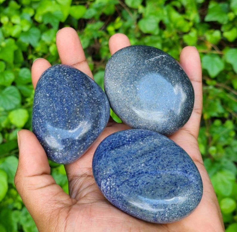 Dumortierite Palmstones