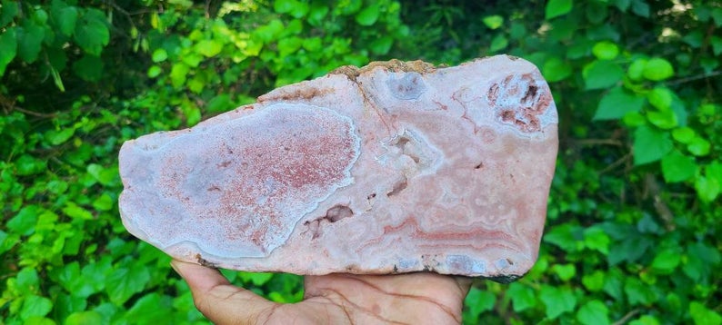 Pink Amethyst Slab Large