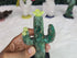 Beautiful Hummingbird on Cactus Carving Made With Natural Crystals