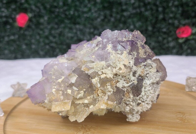 Unique Fluorite and Calcite Bladed Specimen from Mexico