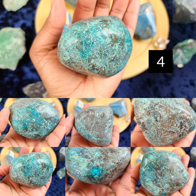 Large Shattuckite with Chrysocolla Freeforms