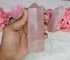 Rose Quartz Chunky Towers Choose Between Two Sizes