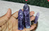 Purple Galaxy Lepidolite Towers Points