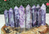 Purple Galaxy Lepidolite Towers Points