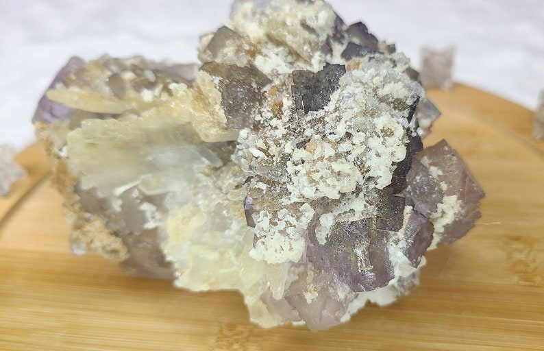 Unique Fluorite and Calcite Bladed Specimen from Mexico