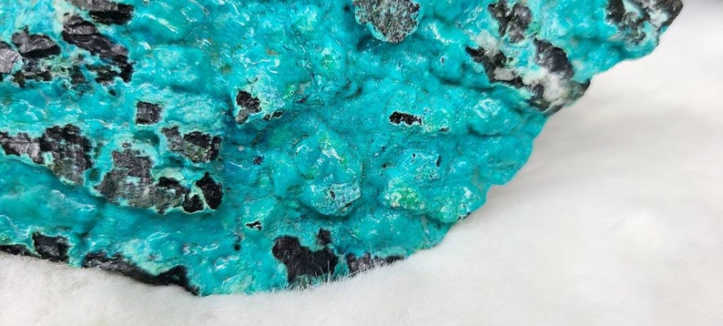 Raw Silica Chrysocolla On Matrix Specimen