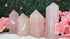 Rose Quartz Chunky Towers Choose Between Two Sizes