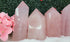 Rose Quartz Chunky Towers Choose Between Two Sizes