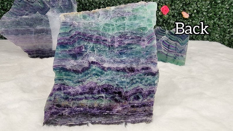 Large High Quality Mexican Rainbow Fluorite Slab