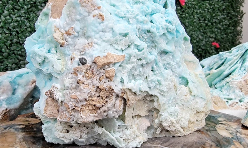 3lb Raw Blue Aragonite Specimen from Afghanistan