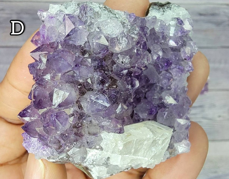 Choose Your Amethyst Clusters with Calcite