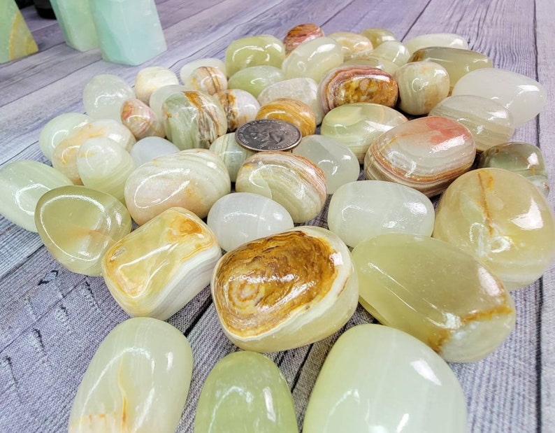 Jumbo Tumbled Banded Onyx from Pakistan