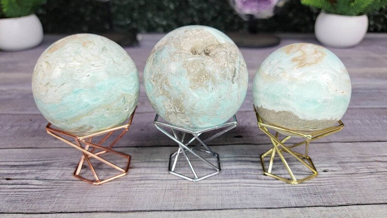 Pretty Sphere Stands Choose Color Holds Up to 95mm