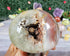 Large Gorgeous Ocean Jasper Mushroom with Druzy