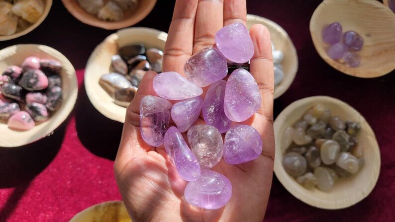 High Quality Amethyst Tumbles from Brazil