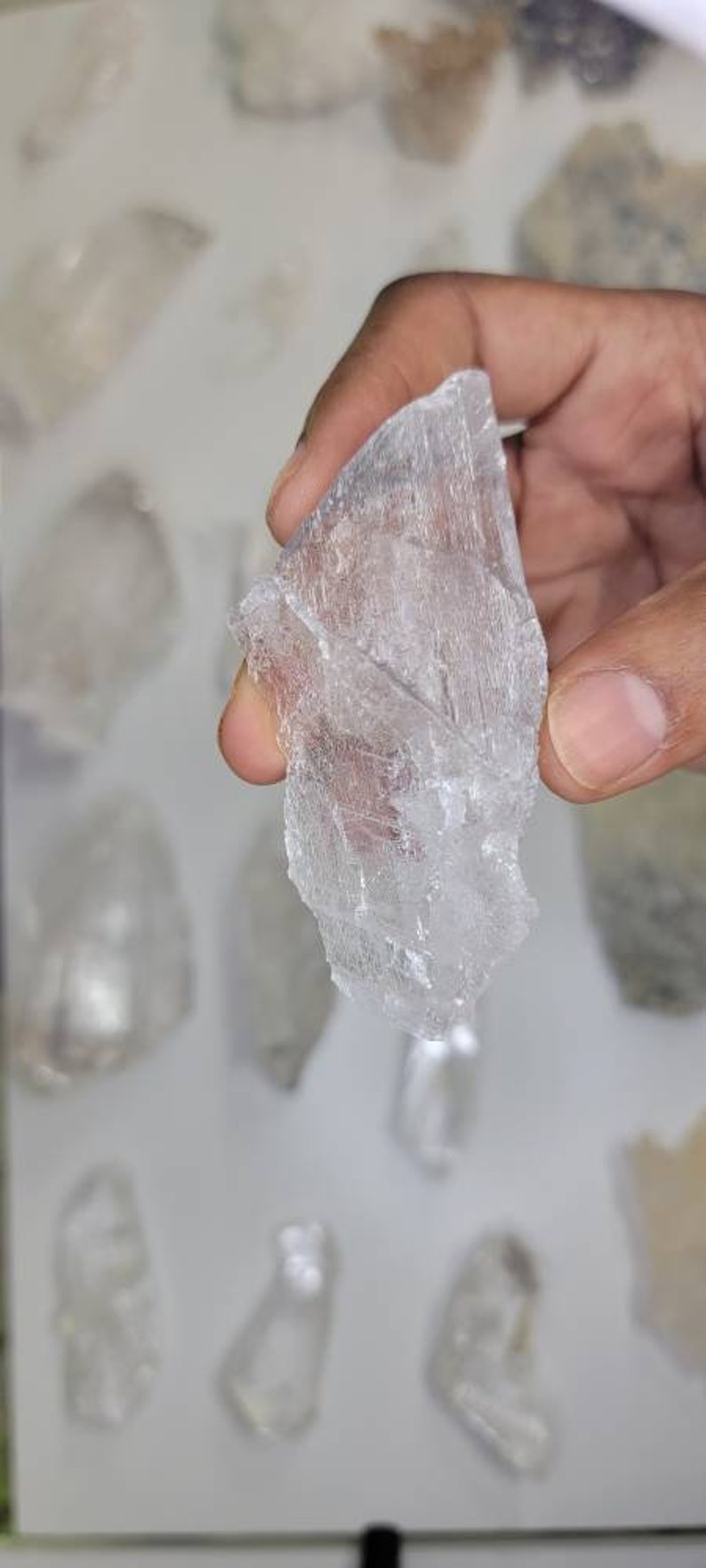 Icy Selenite Chunk from Mexico