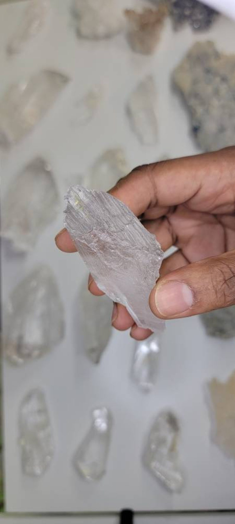 Icy Selenite Chunk from Mexico