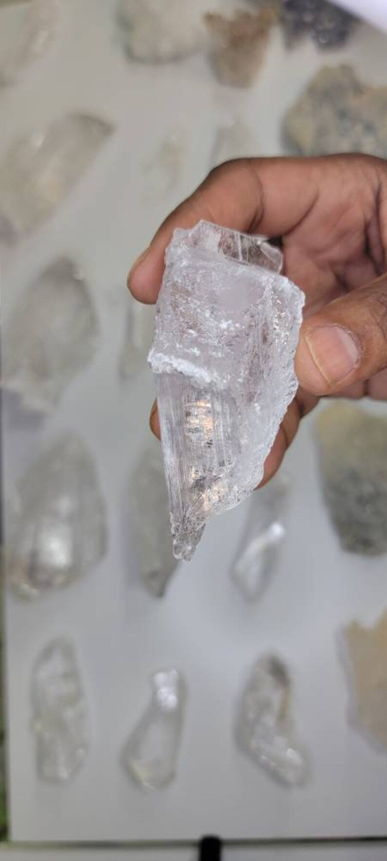 Icy Selenite Chunk from Mexico