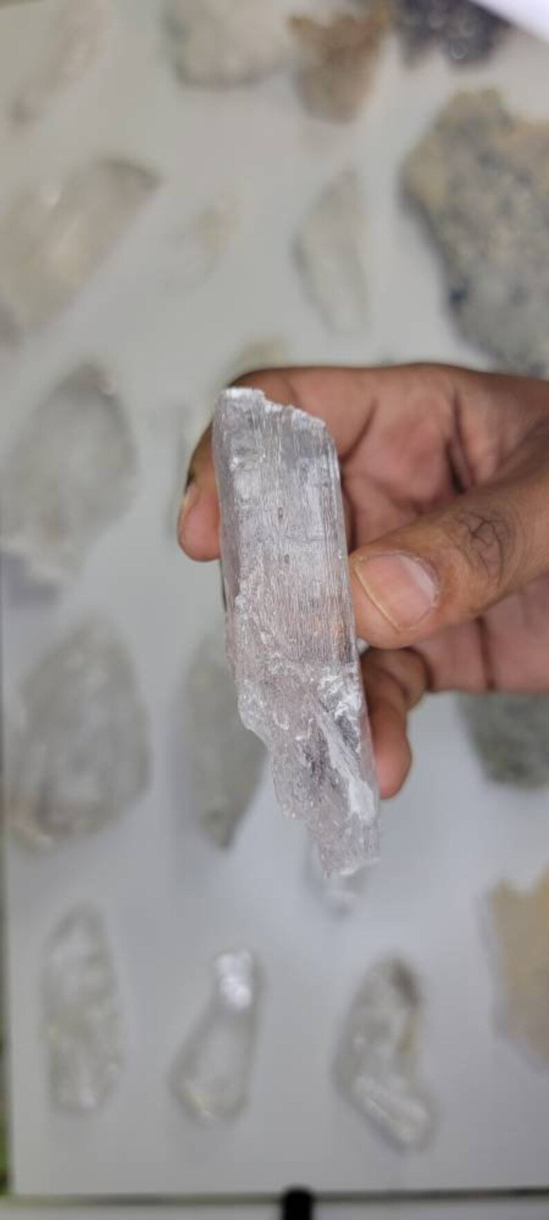 Icy Selenite Chunk from Mexico