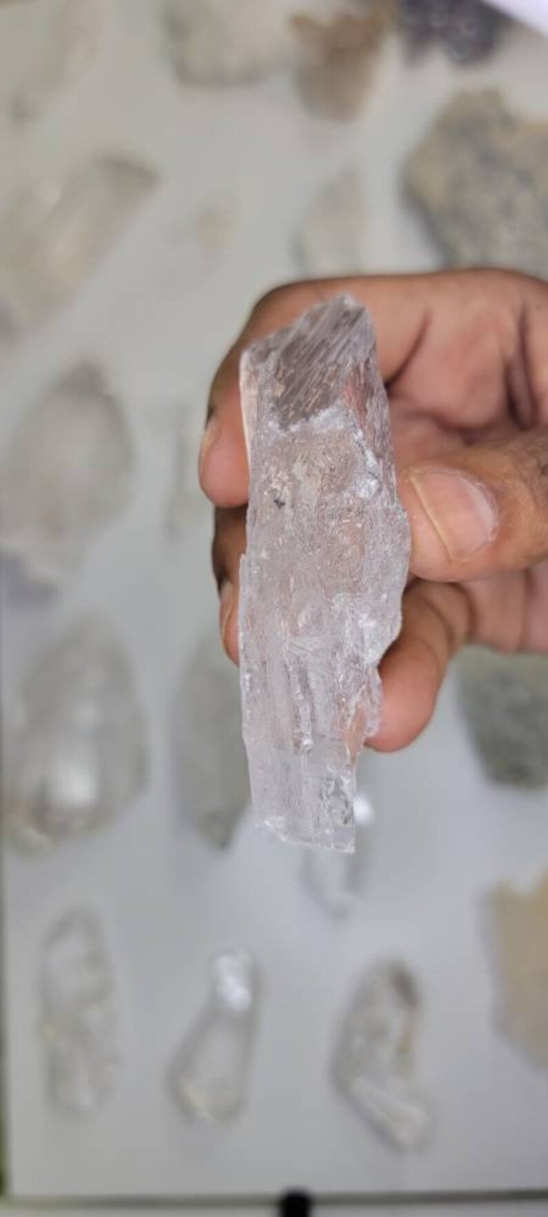 Icy Selenite Chunk from Mexico