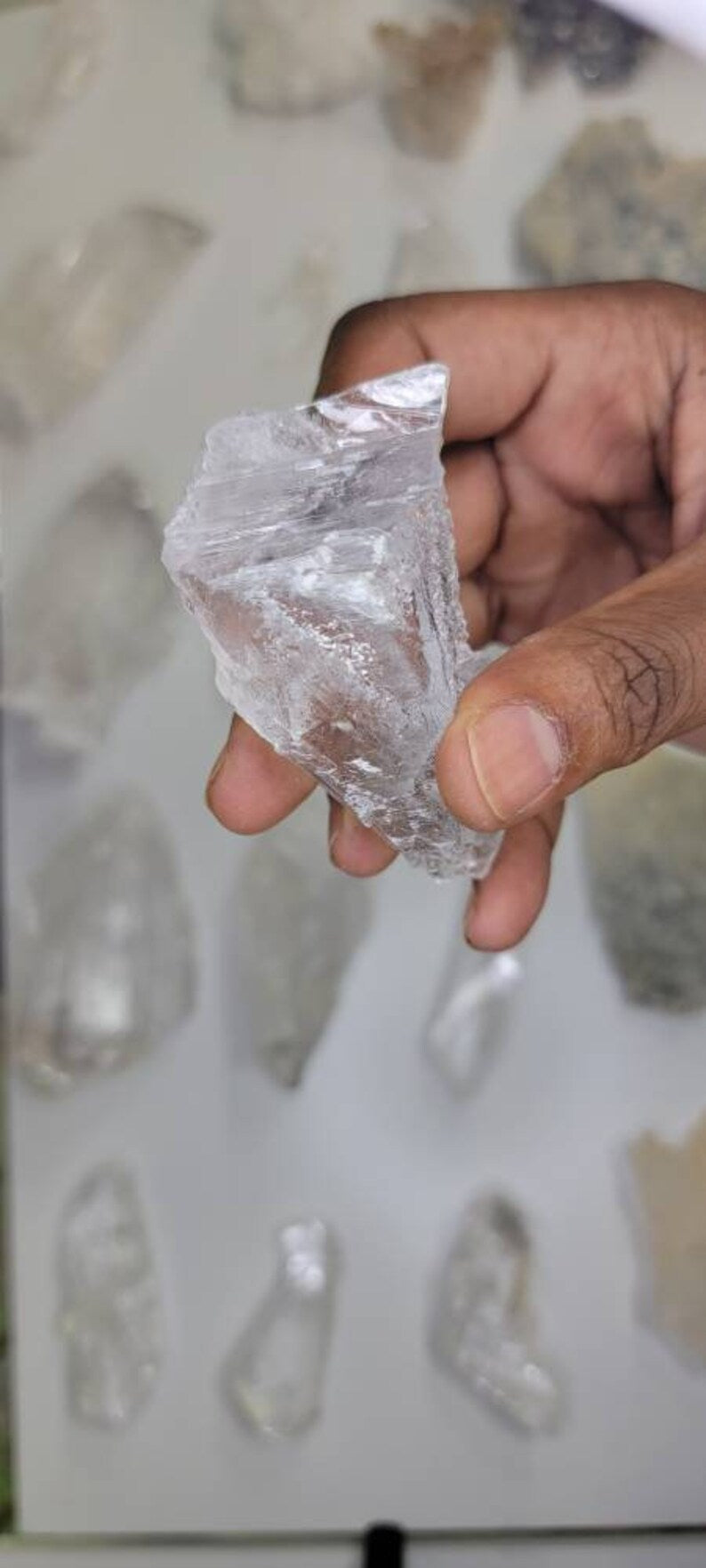 Icy Selenite Chunk from Mexico