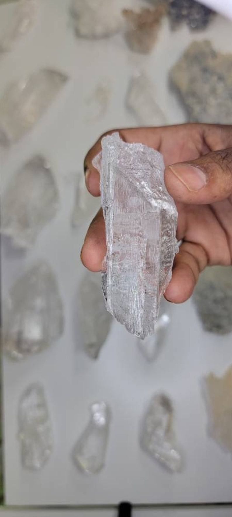 Icy Selenite Chunk from Mexico