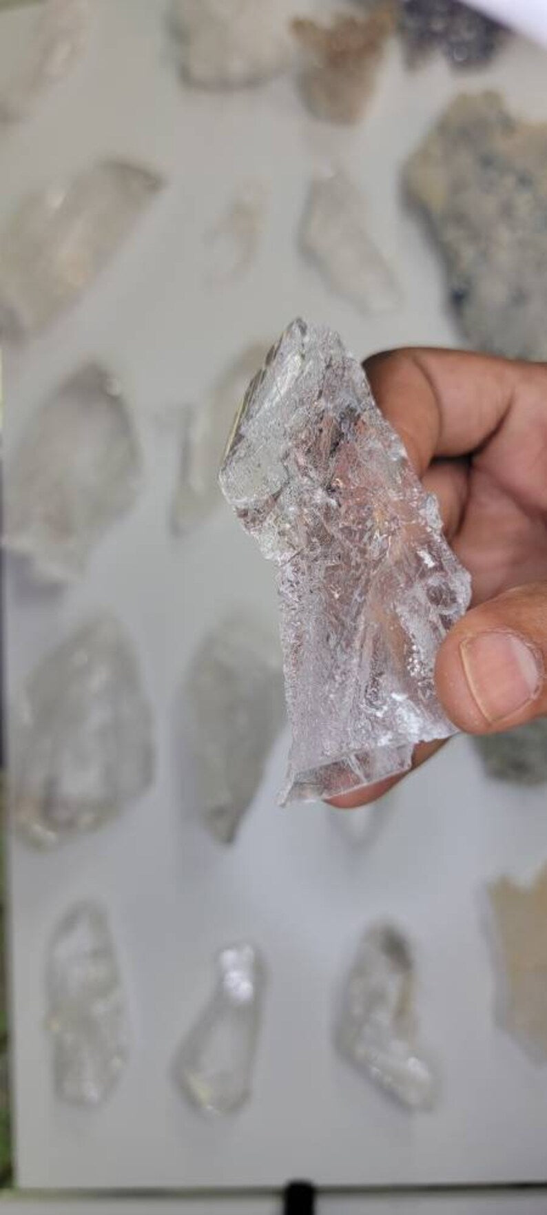 Icy Selenite Chunk from Mexico