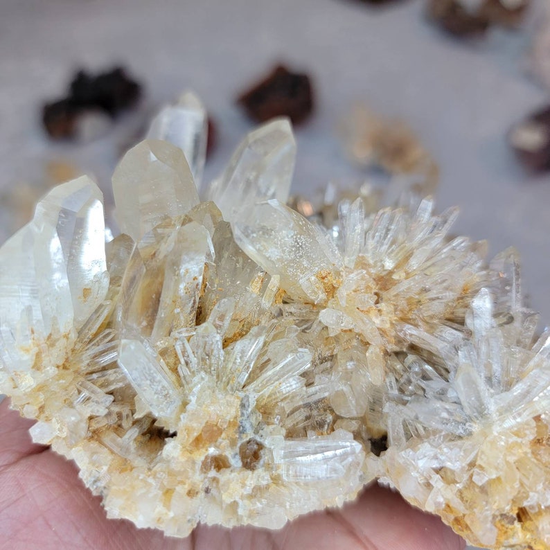 Crazy & Chaotic Lemurian Colombian Quartz Cluster