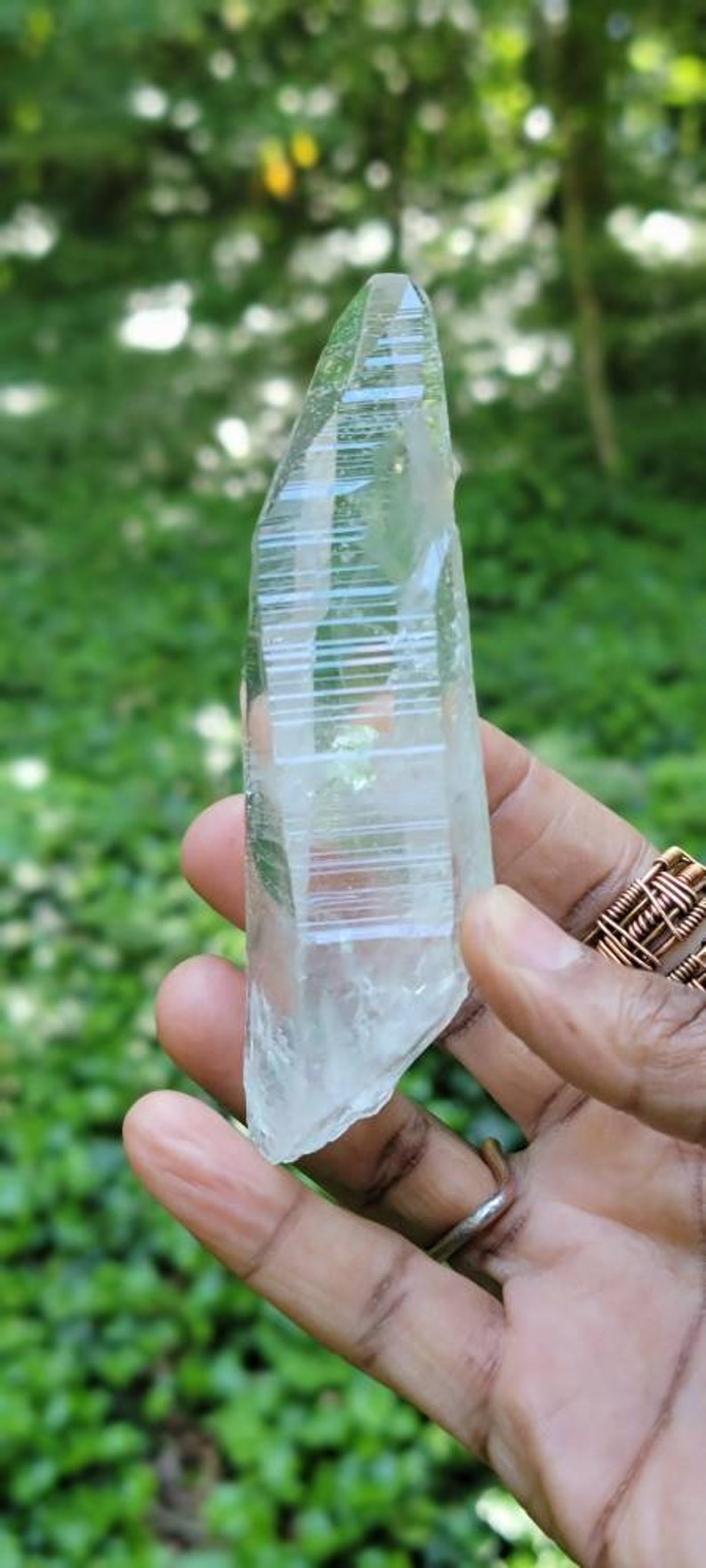 Beautiful Lemurian Colombian Quartz Point