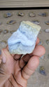 Raw Blue Lace Agate Geode from Malawi