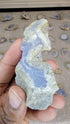 Raw Blue Lace Agate Crystal from Malawi