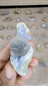 Raw Blue Lace Agate Crystal from Malawi